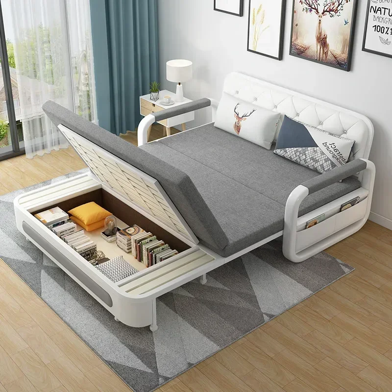 Factory New Design Small MOQ folding modern luxury sofa wall bed living room sofas sofa cum bed with storage