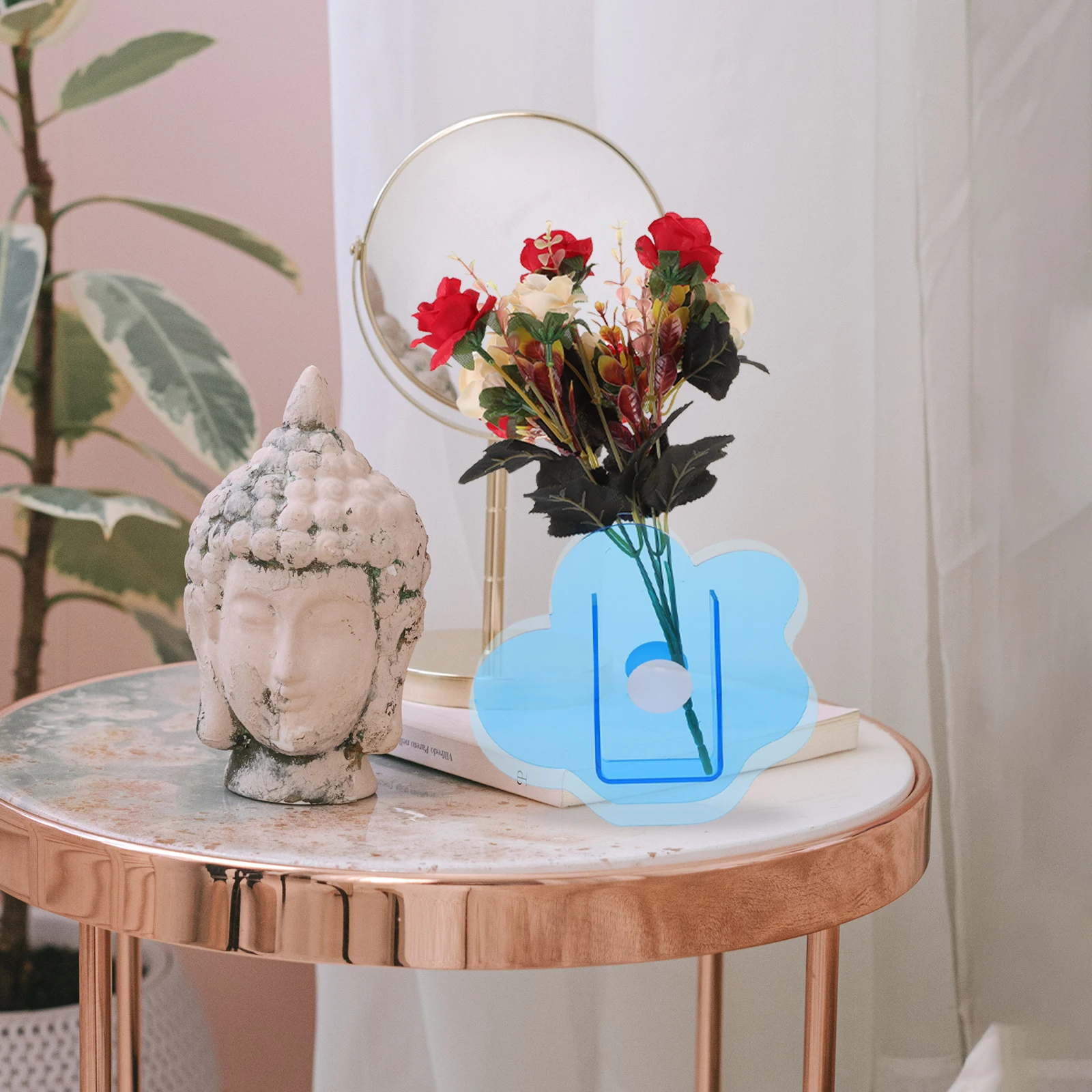 

Home Decorative Accessories Acrylic Flower Arrangement Vase Floral Decorations Office