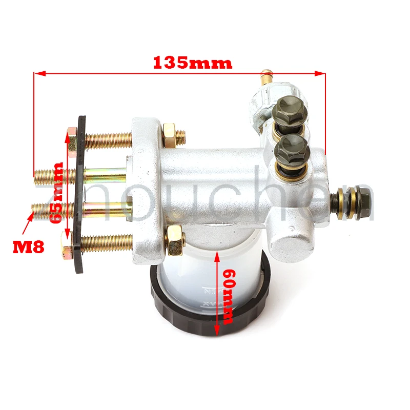 Pompa hamulcowa gokart Buggy Cylinder hamulca głównego pompa hydrauliczna do ATV 90 110 125 150 200 250CC Kandi BMS Roketa Kinroad Kazuma — zdjęcie 3