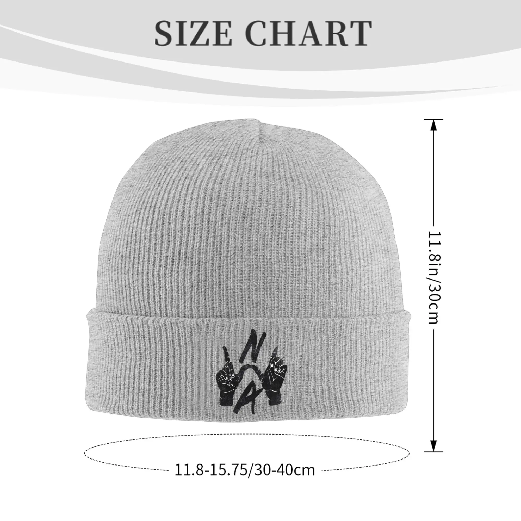 Band N.W.A Letter NWA Hat Compton Niggaz Winter Skullies Beanies Hat Warm Autumn Knitted Hats Bonnet Caps for Women Men