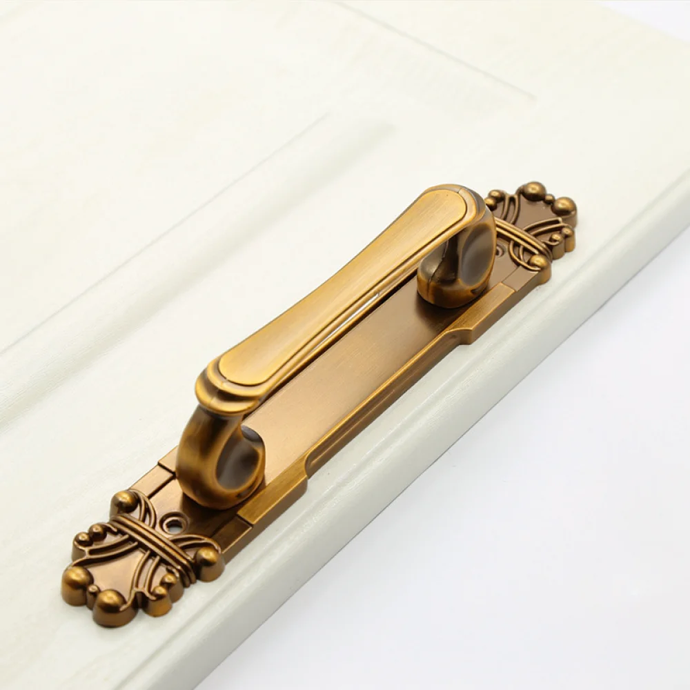 มือจับประตูโลหะวินเทจ สีบรอนซ์ - Vintage Furniture Hardware Replacement บทวิจารณ์และราคา