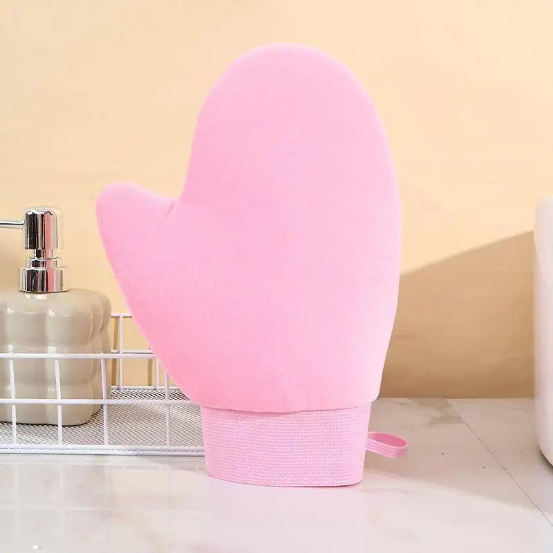 Peeling-Badehandschuhe mit weichem, angenehmem Stoff, Tiefenreinigungseffekt für die tägliche Körperpflege zu Hause, in der Dusche oder im Spa. – Detail 9