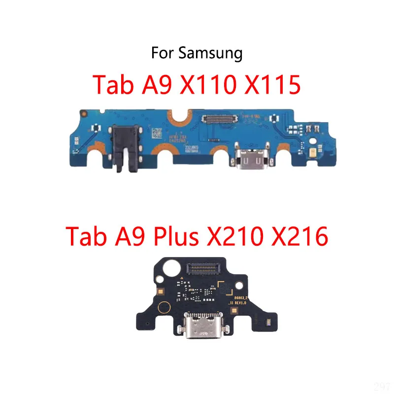 Conector de puerto de carga USB, Cable flexible para Samsung Galaxy Tab A9 Plus A9 + X210 X216 X110 X115, módulo de placa de carga