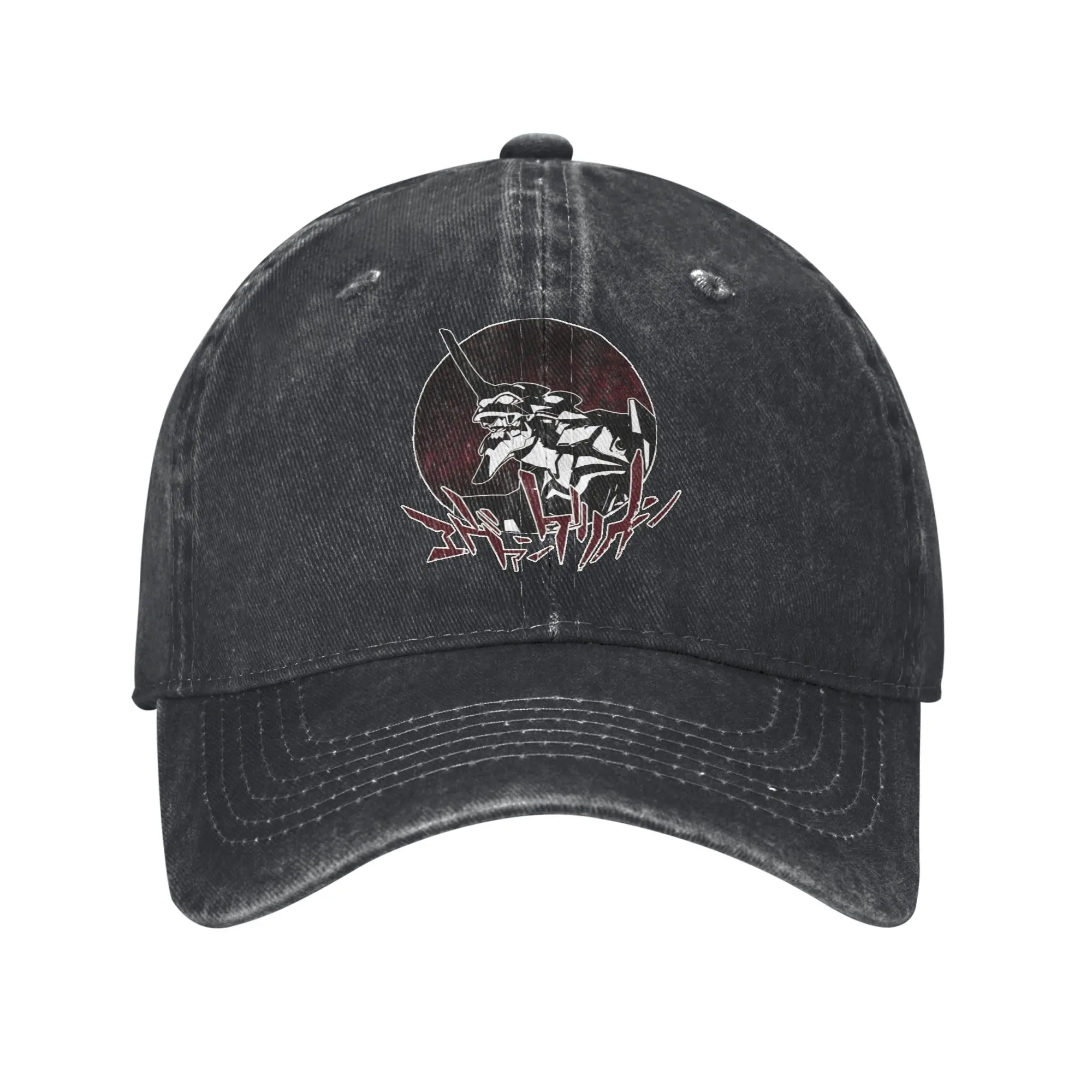 Pure Color Dad Hats Evangelion Damenhut Sonnenblende Baseball Caps Eva Schirmmütze