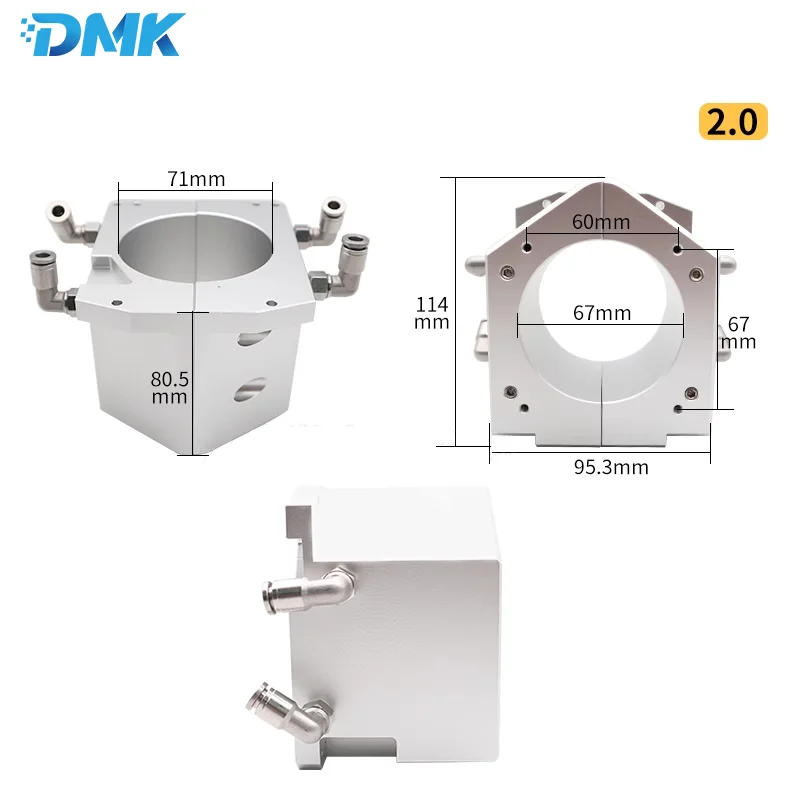 Precitec Laser Cutting Head, Módulo de resfriamento a água para Procutter 1.0, Procutter 2.0