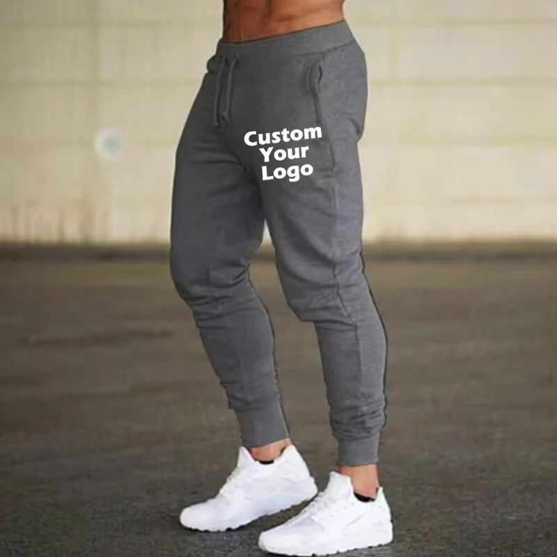 Customized Men's Jogging Pants Male Outdoor Sport Jogger Custom Logo Pant  Warm Soft Comfortable Long Trousers for Men