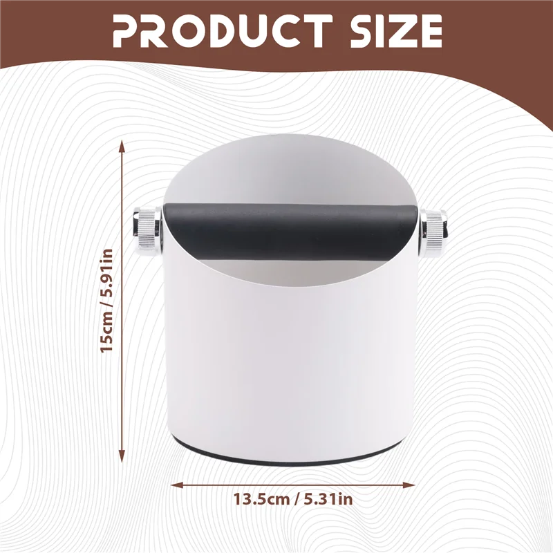 เคาะกล่องสําหรับกาแฟที่ถอดออกได้ Knock Bar Espresso Bin สําหรับ Home Kitchen Office Espresso Machine อุปกรณ์เสริม
