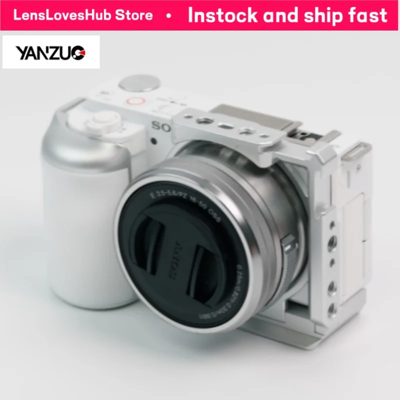 

YANZUO Camera Rabbit Cage Metal Anti Fall Stabilizer Cameras Expansion Frame For Sony ZVE10 Handle Protective Case Camera Cage
