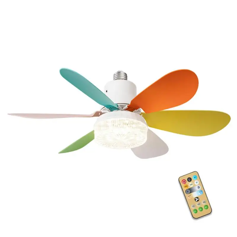 

Light Ceiling Fan Silent Led Light With Fan 3 Light Colors Ceiling Integration Detachable Design Intelligent Remote Control For