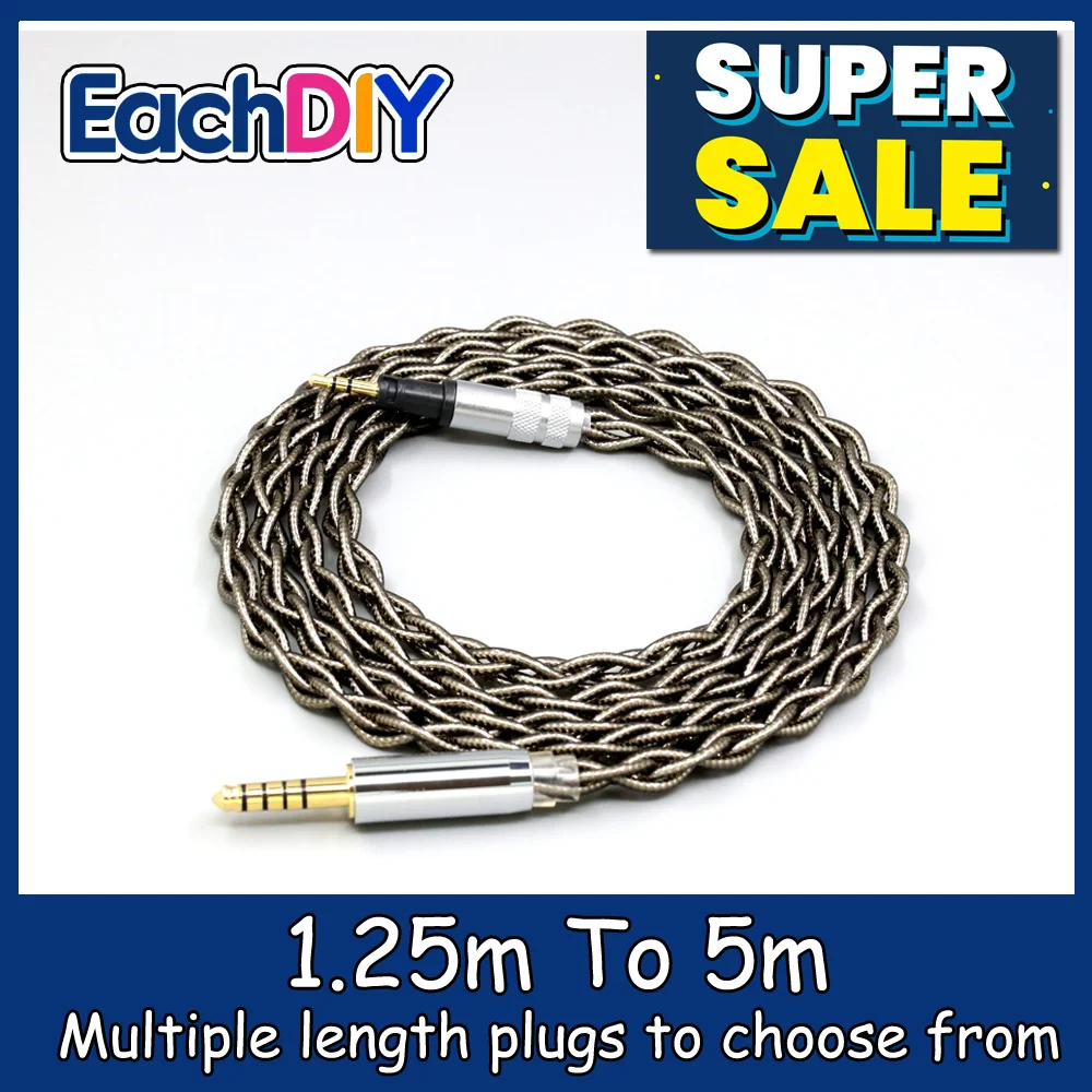 

99% Pure Silver Palladium + Graphene Gold Earphone Shielding Cable For Sennheiser Momentum 1.0 2.0 Headphone LN008693