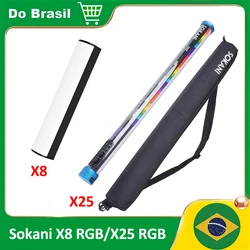 【Do BRASIL】Sokani X25 X8 RGB LED Tube Light Portable Handheld Stick Video Photography Light Wireless APP Remote Control Lamp