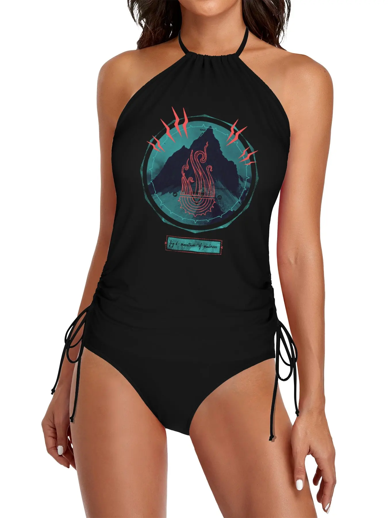 

Mountain of Madness Split Swimsuit Set swimsuits women women beach dress Women's two-piece swimwear
