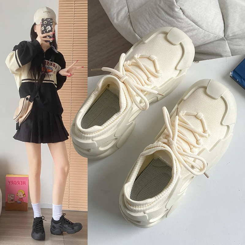 

Retro shoes, sock shoes, women's shoes, flats, casual fashion women's shoesJN