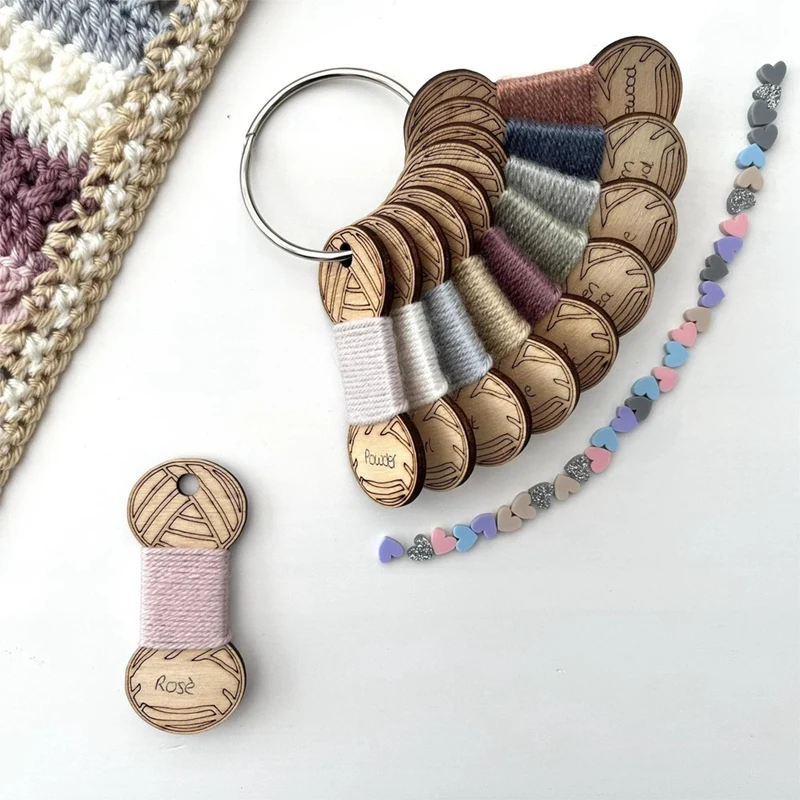 Pegs De Fio Em Branco para Embrulho, Amostras De Fio, Corda Trançada e Linha De Costura, Durável, Fácil de Usar, Natal