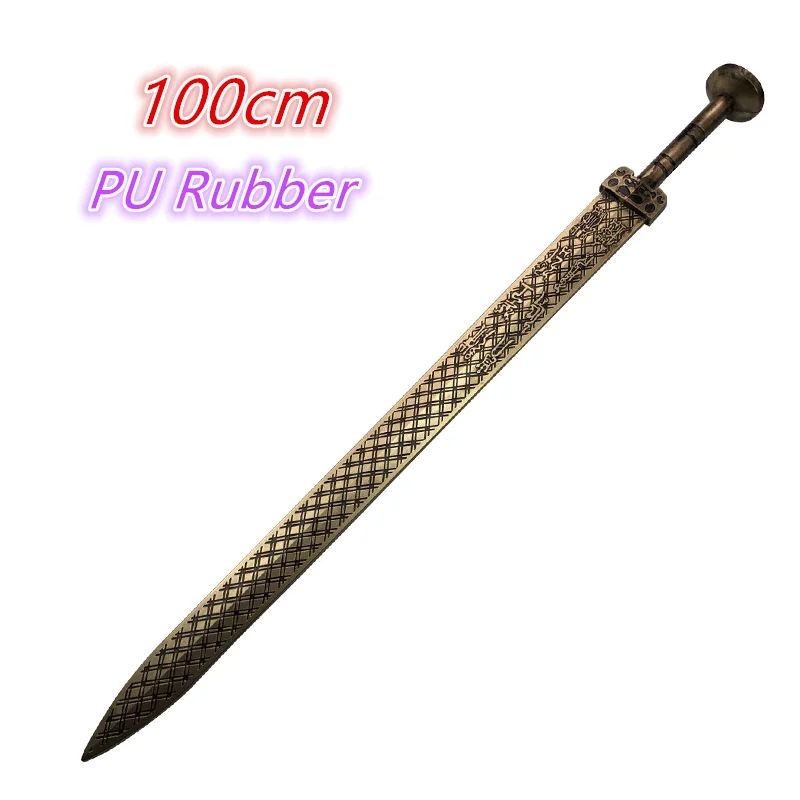 1:1 Cosplay chino Yue King Goujian espada arma tres reinos modelo de juego de rol niños juguetes Prop cuchillo niños juguete espada 100cm