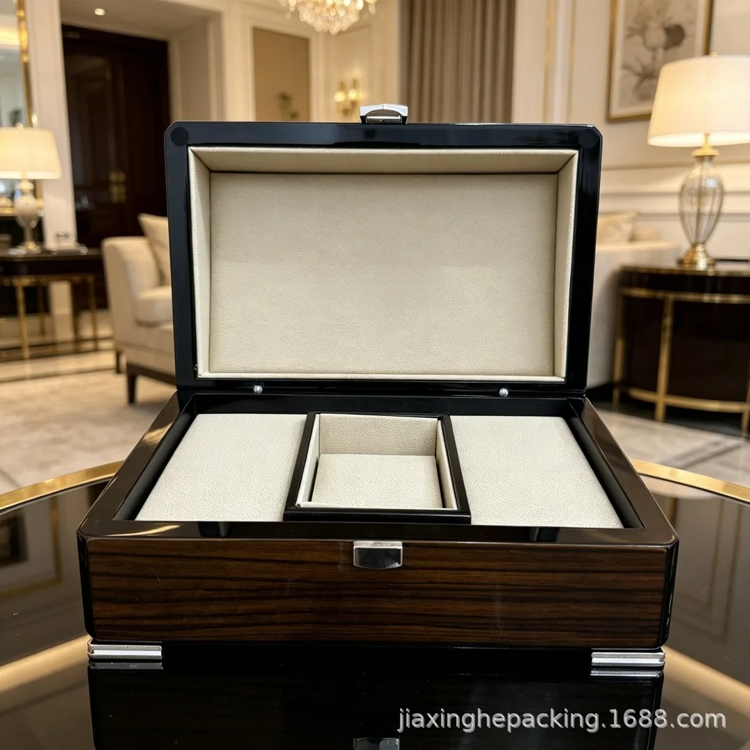 Specially for Spot Travel Display Watch Box Solid Wood Collection Watch Box Portable Leather Watch Bag Scratch-Proof Dust Box