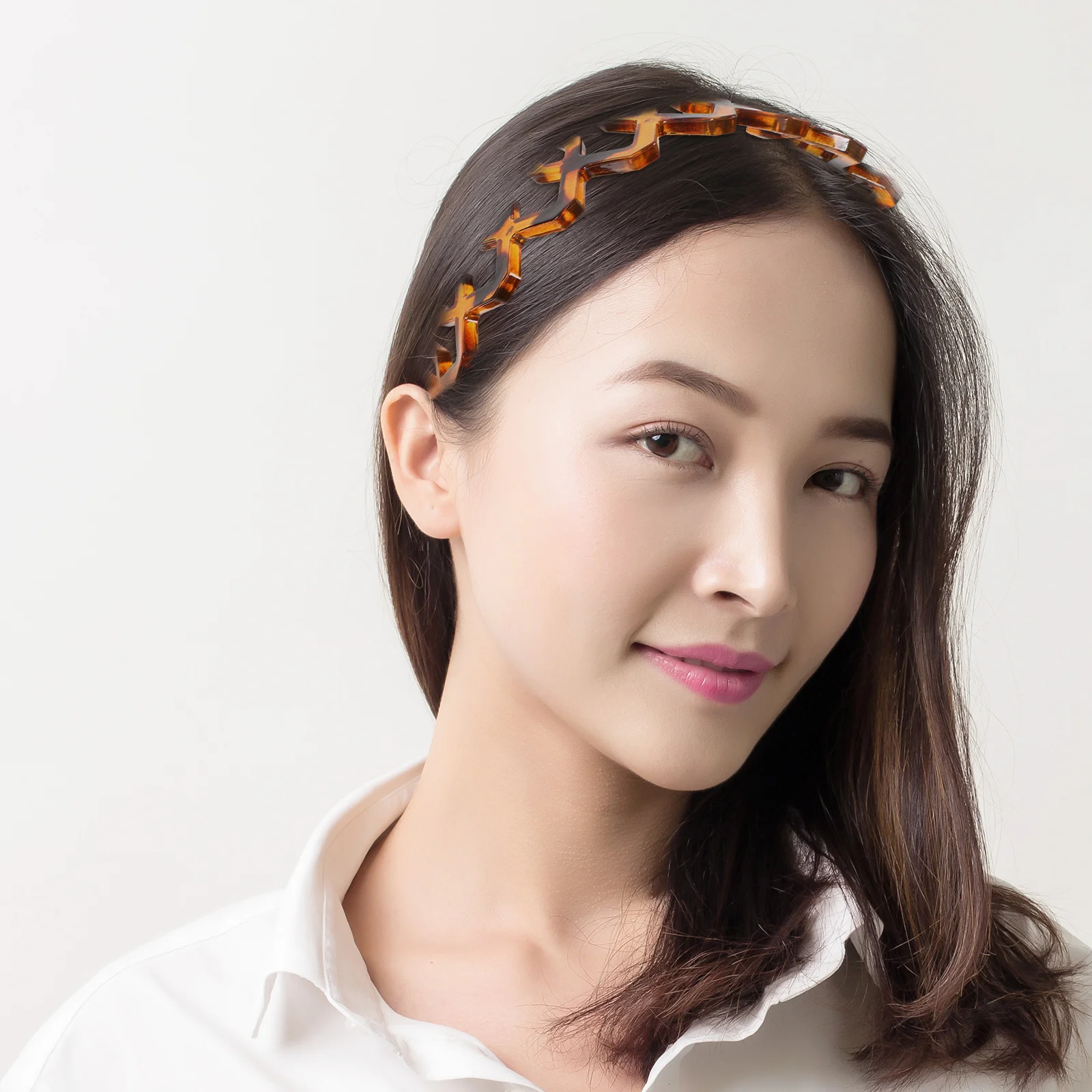 

2pcs Anti-Slip Headbands For Women With Teeth Comb Face Washing Workout Hair Band Plastic Spa Headband Non-Slip Women Headbands