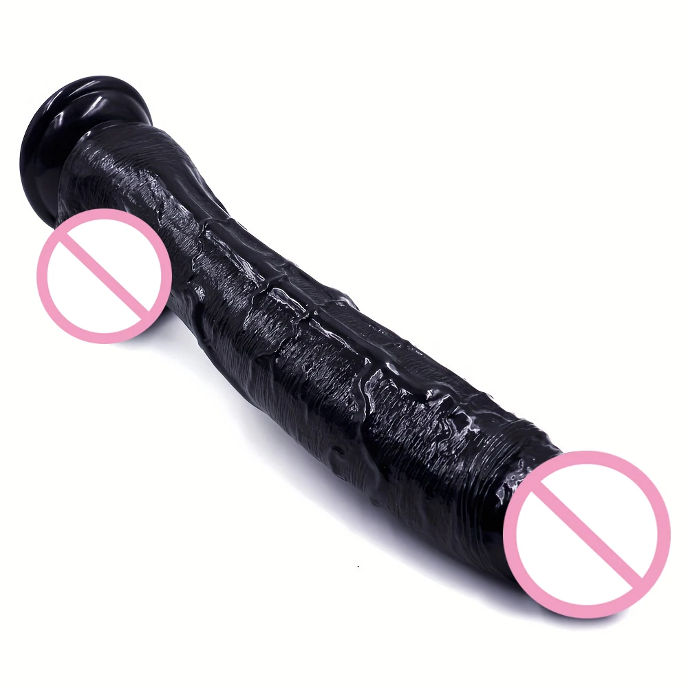 Realistic Dildo 12 inch Super Large Penis Sex Toys For Men Women With Thick Glans Real Dong Powerful Suction Cup Stiff Cock