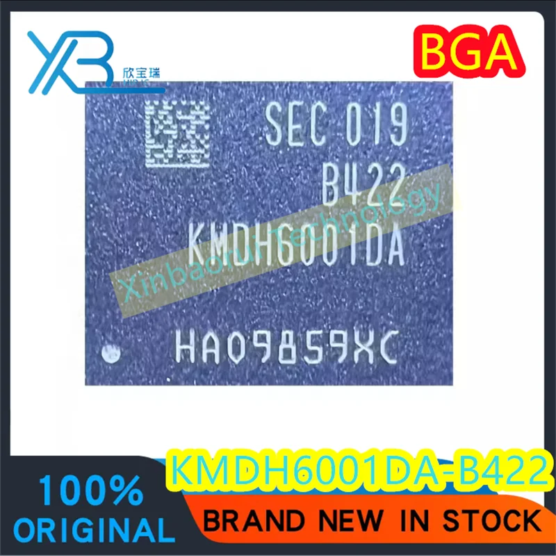 (1/5pieces) KMDH6001DA-B422 KMDH6001DA BGA254 ball EMCP 64+32 64GB 100% brand new mobile phone memory IC electronics