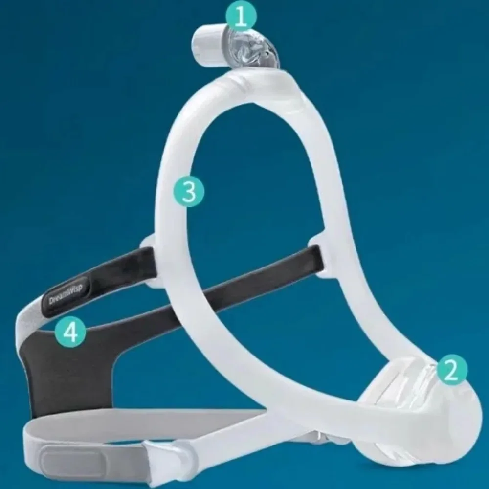 

Маска для носа JC Ventilator CPAP Dream Wisp, против храпа, для лечения апноэ сна, респиратор, бытовые маски для сна, головные уборы, подушки, принадлежности