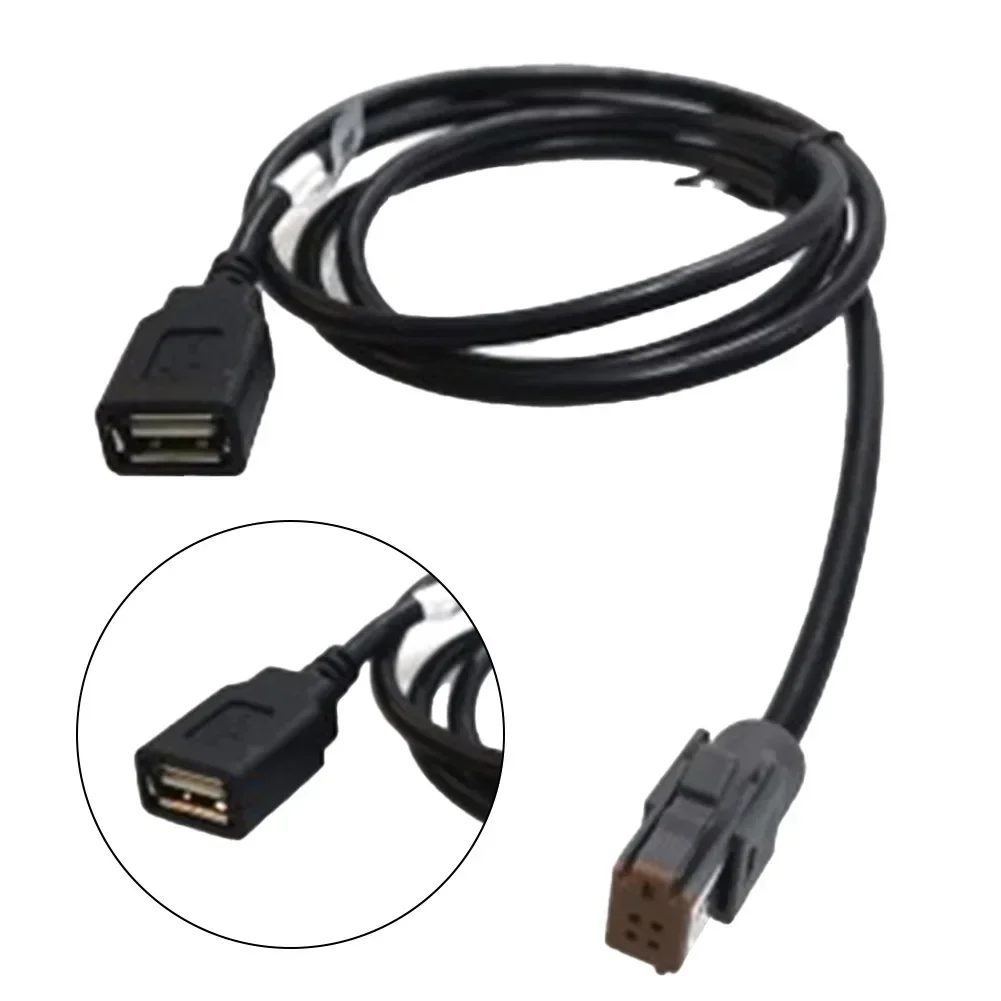 USB Adapter Connector for Outback, Car Aux Audio Input Plug to Transfer Data, Stable Characteristics, Black Color