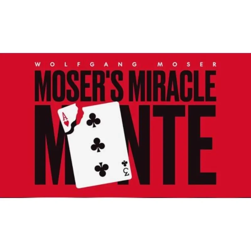 

Close Up Performer Moser's Miracle Monte Gambling Magic Tricks Magia Props Magician Illusions Street Card Magic and Trick Decks