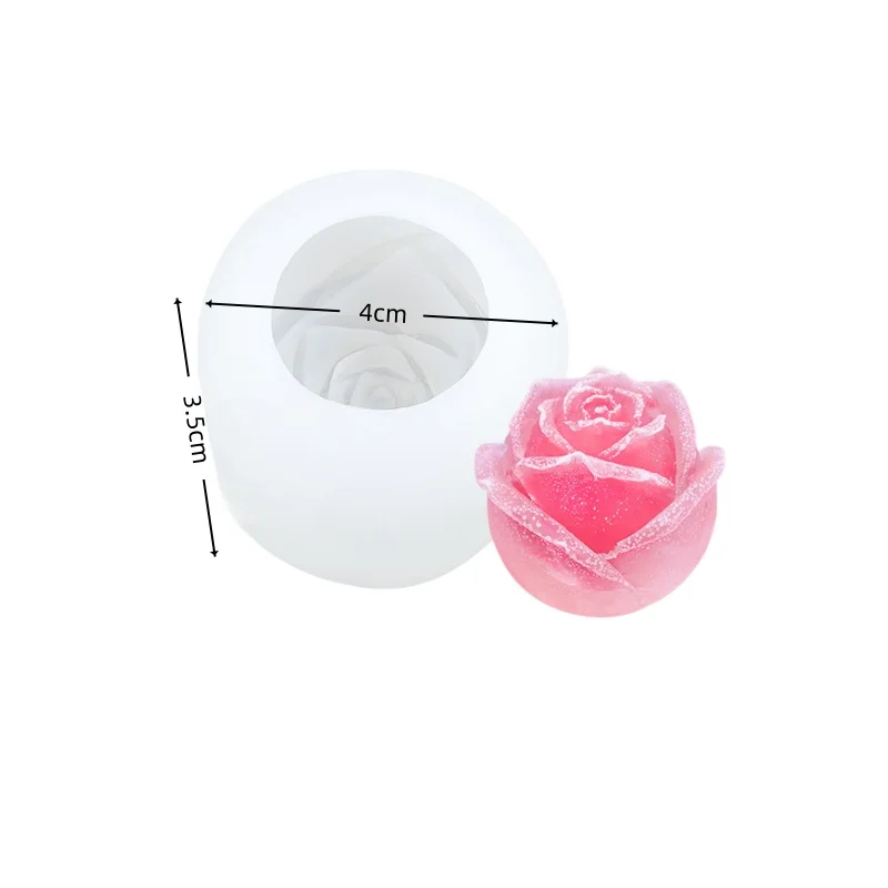 3D Erdbeere Aromatherapie Kerze Silikonform DIY handgefertigt romantisch duftend für Valentinstag Party Home Decor Geburtstagsgeschenk – Detail 2