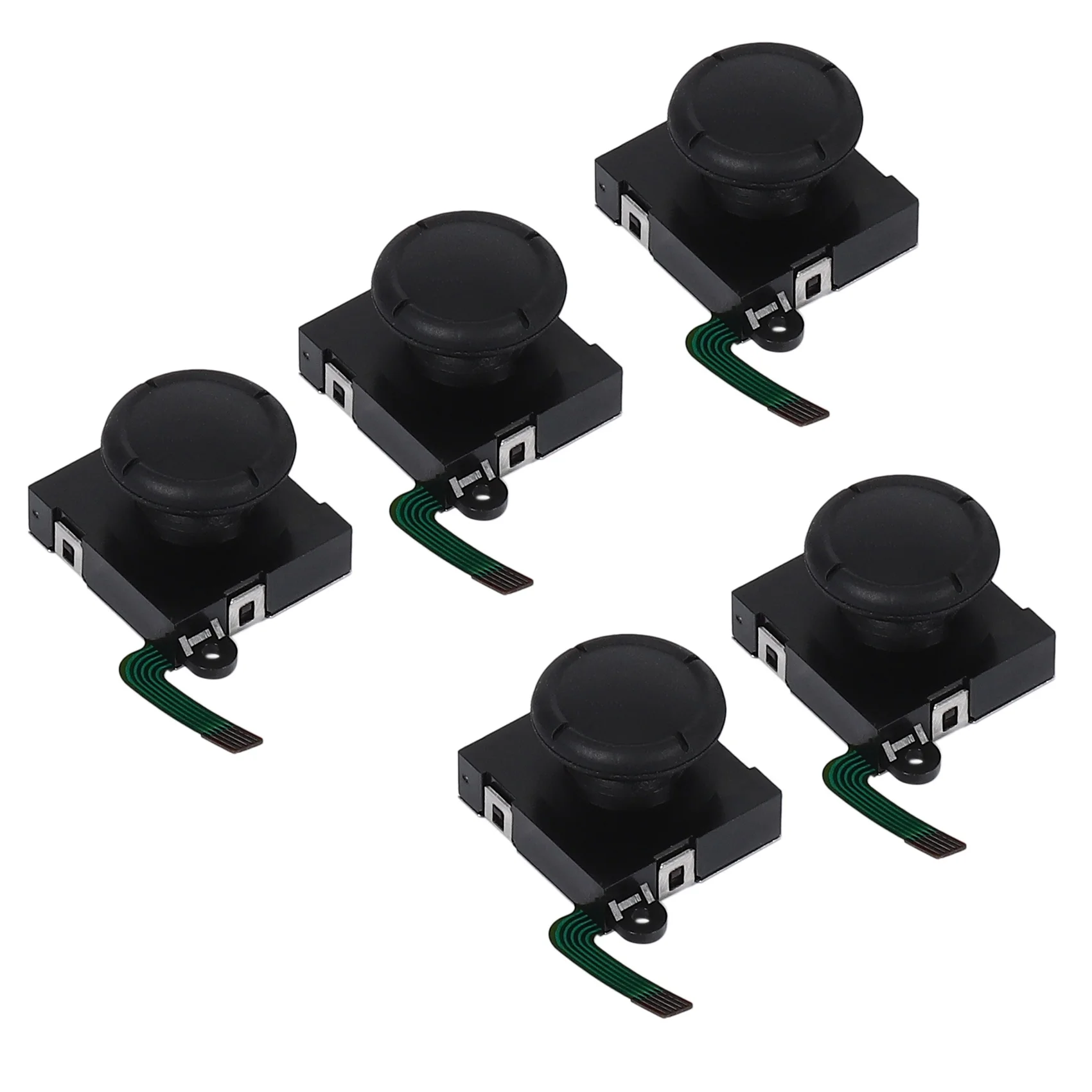 ABNP 5Pcs Replacement 3D Analog Rocker Joy Stick for Switch Controller NS Gamepad Joycon Game Pad