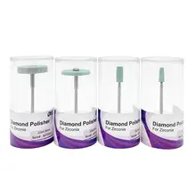Polidor de diamante cerâmico dental moedor dentista laboratório pedras moagem polonês para zircônia porcelana coroa ferramentas polimento