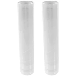 2 Rolls Disposable Boxed Cling Film PE Food Wrapping Paper with