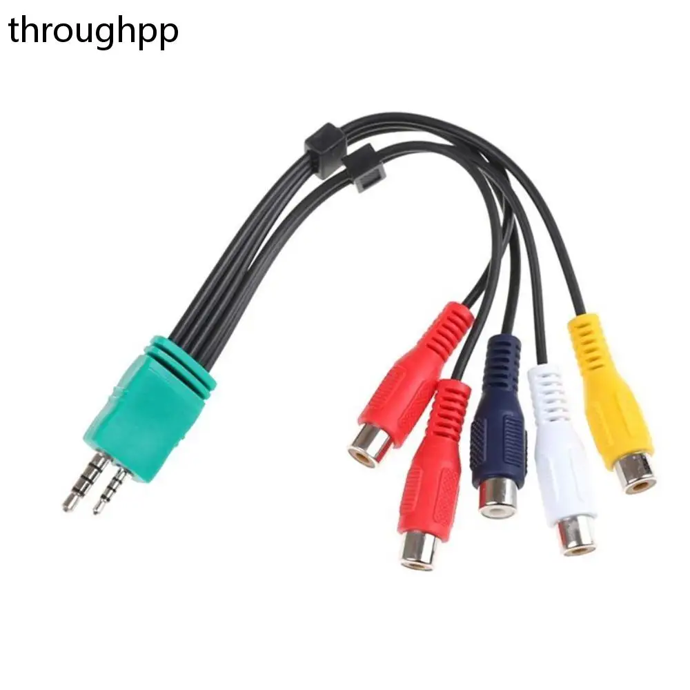 

1PC Multicolor 3.5mm + 2.5mm To 5RCA Audio Video Cable for LCD/TV/DVD/Game Console