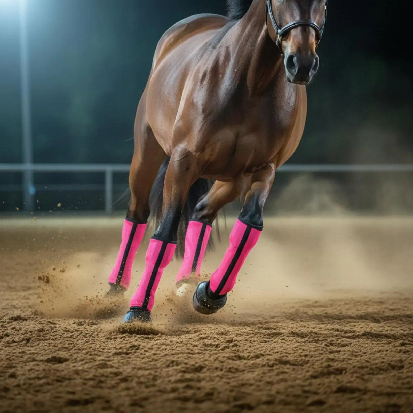 Mosquito Protective Leg for Horses Full Coverage Fly Protection Mesh Boots for Stable Trail Riding view 4