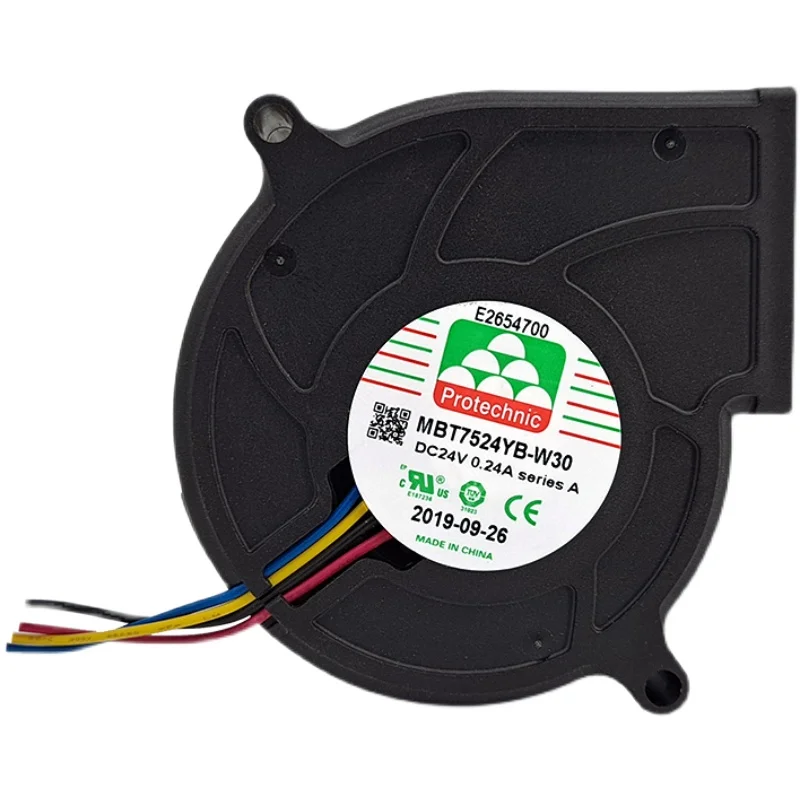 MBT7524YB-W30 a four wire PWM f output magic Yongli drum fan 24V 0.24a 7530