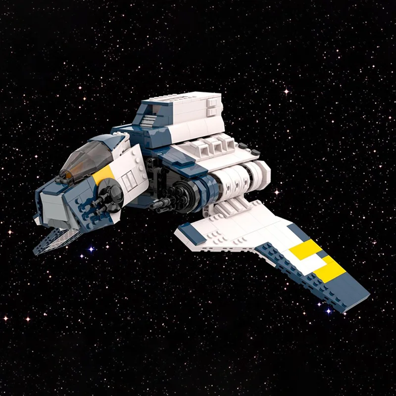 Nowy zestaw klocków konstrukcyjnych 803 elementy Moc Star Battle NU-class attack shuttle, model do samodzielnego montażu, kreatywne zabawki edukacyjne, prezent dla dziecka
