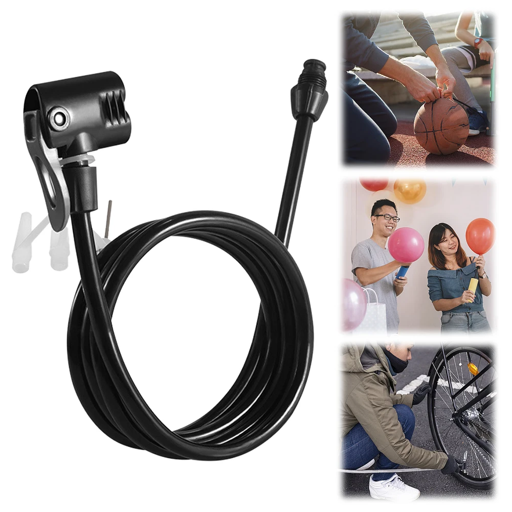 

125 см 10 шт. удлинительный шланг для воздушного насоса, термостойкий сменный шланг для воздушного насоса, велосипедный шланг для клапанов США/Великобритании/французского клапана