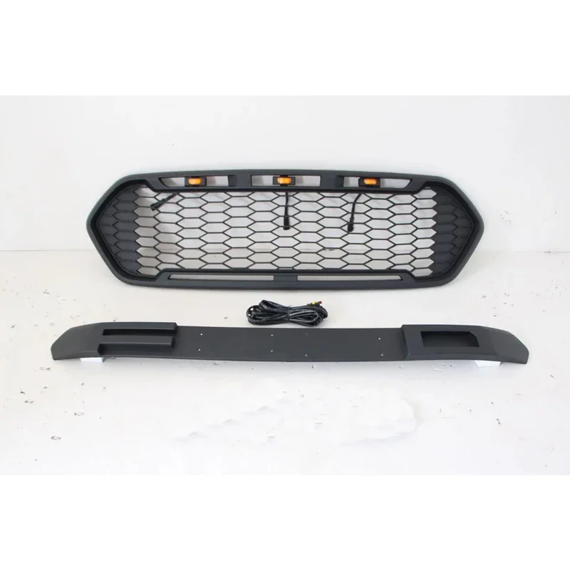 Modified Raptor Style Grills For Ford Transit Custom Europe Version Front Racing Grilles Radiator Mesh 2014 2015 -2019 2020 2021