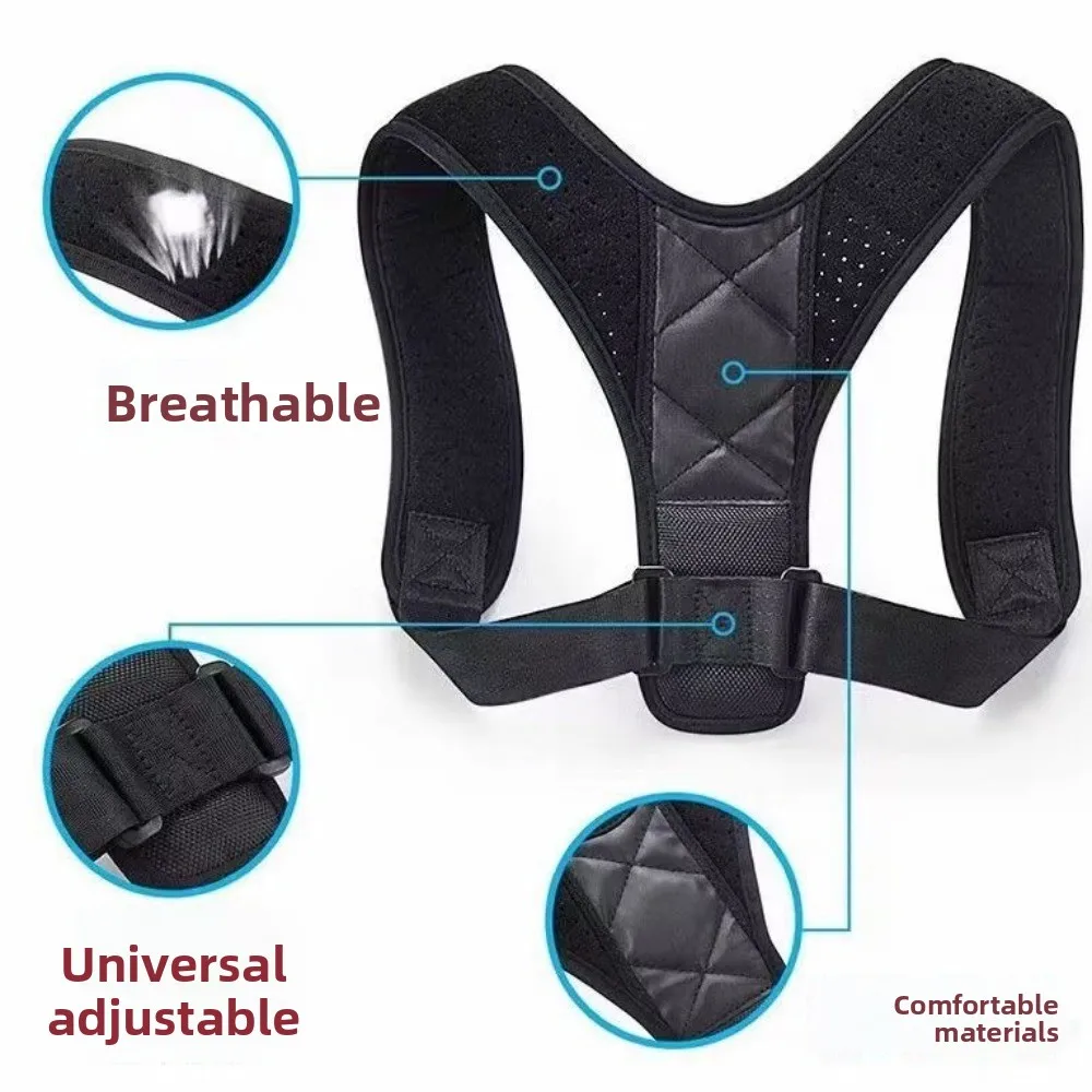 

Breathable Posture Corrector Invisible Adjustable Shoulder Straightener Reshape Body Back Posture Correction Belt for Men Women