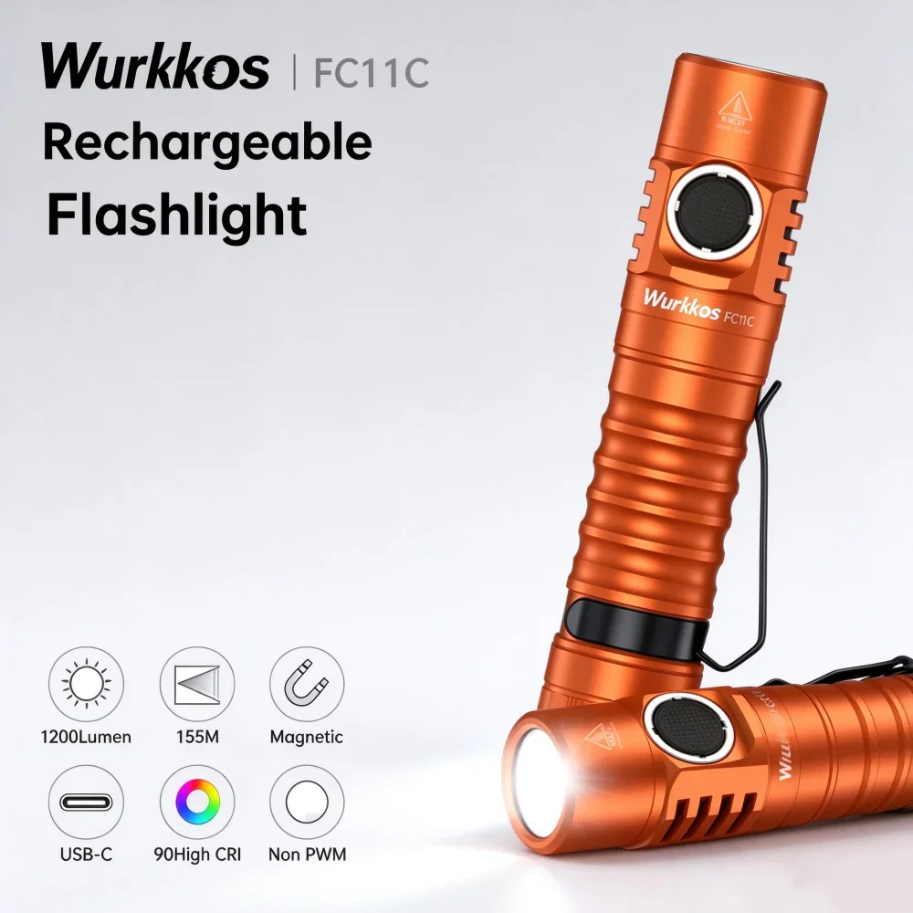 linterna-wurkkos-fc11c-1200-lumenes-led-519a-bateria-18650-90-alto-indice-de-reproduccion-cromatica-circuito-buck-con-base-magnetica-linterna-recargable-por-usb-c