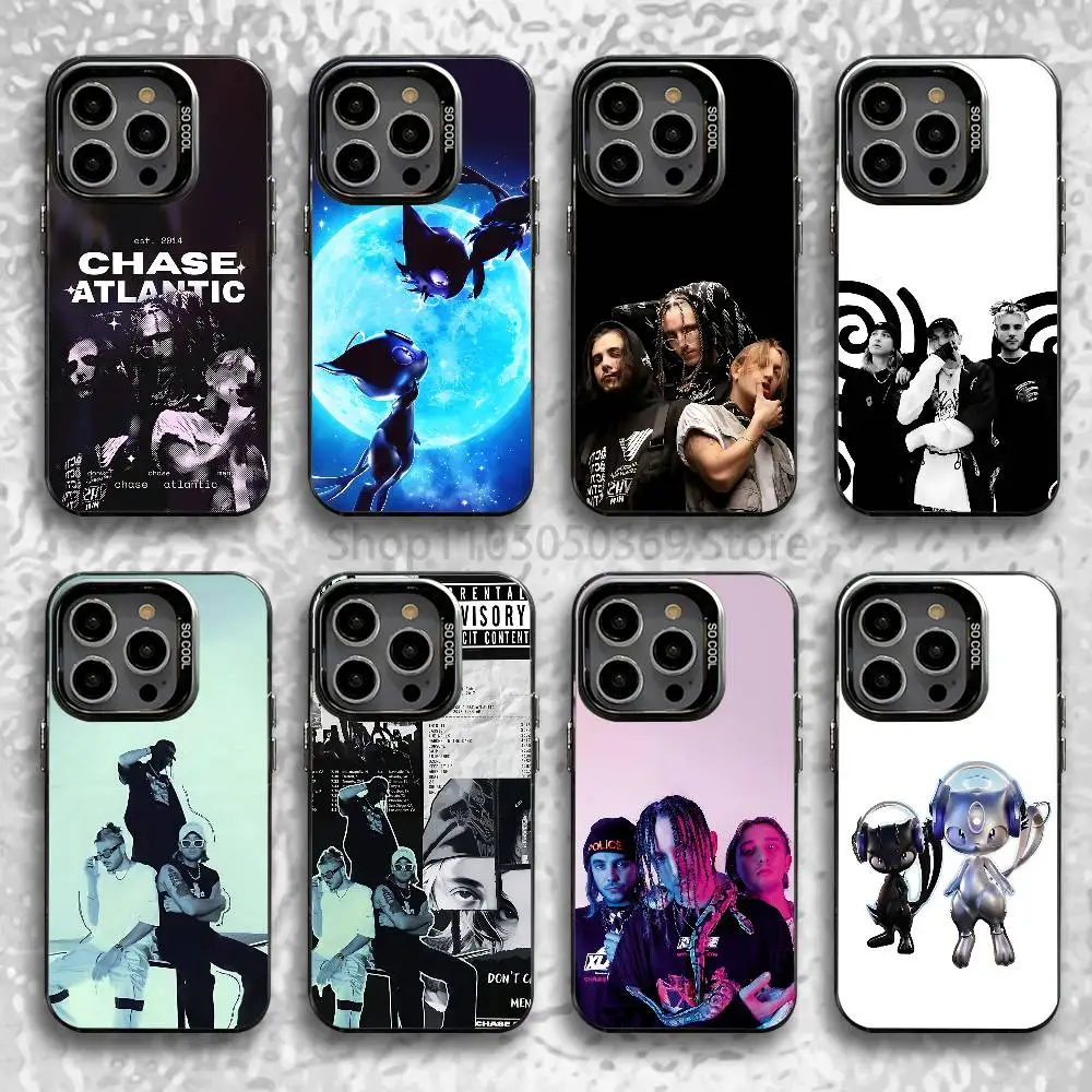 

C-Chase A-Atlantic Music Phone Case For iPhone 15,17,11,14,13,16,12,E,Max,Plus,Air,Pro,Mini Black Matte Cover