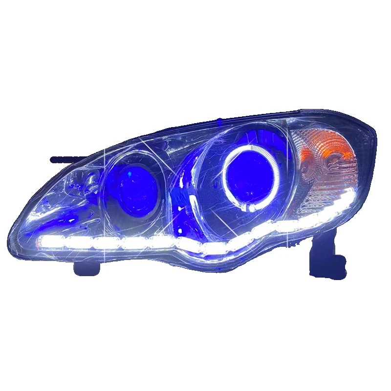 Per BYD F3 2005 2006 2007 2008 2009 2010 2011 2012 2013 gruppo luce per auto lampada allo xeno con lente a doppia luce a LED modificata