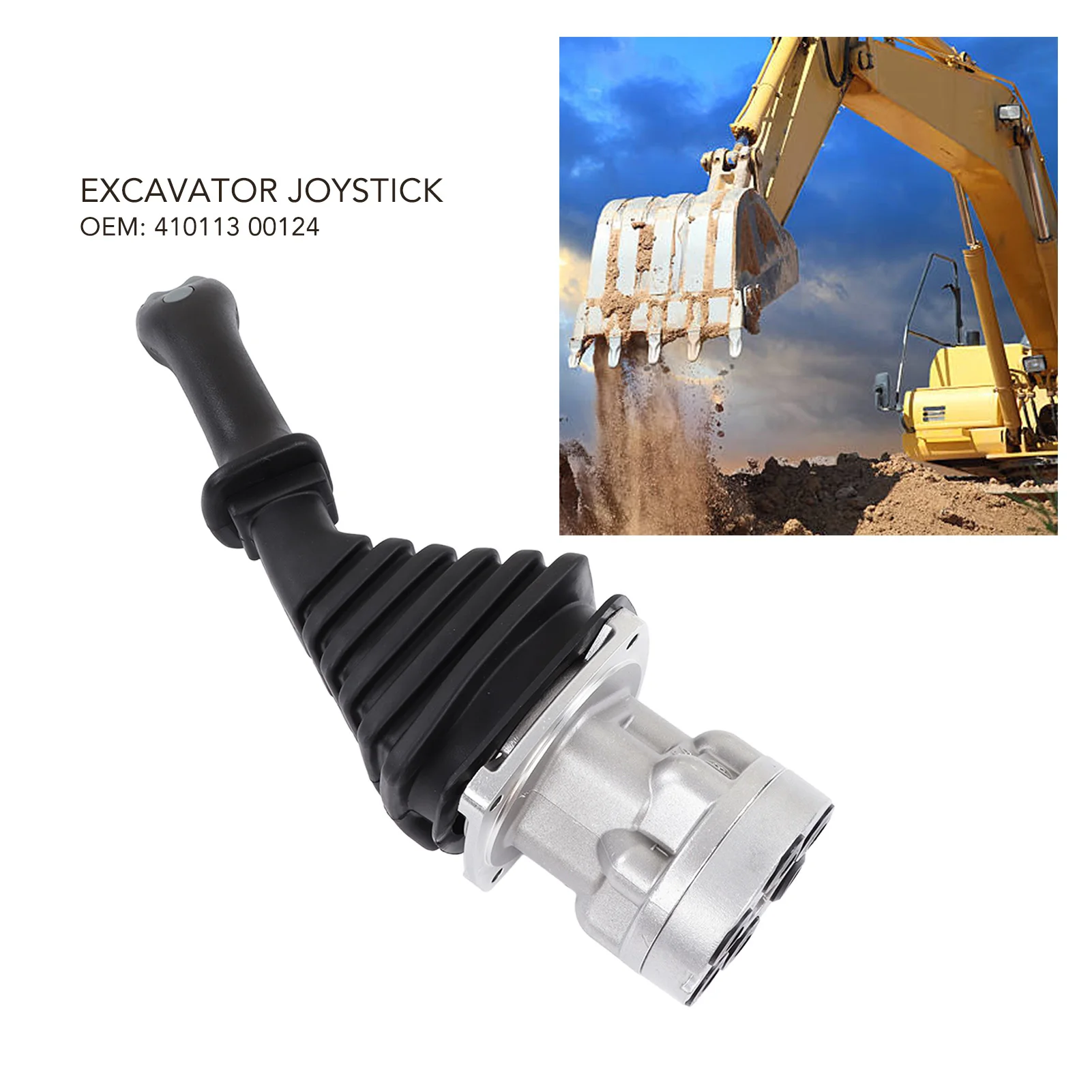 Excavator Joystick Professional Alloy Steel Anti Aging 410113 00124  Valve Joystick Easy Installation for LH 3 Assembly