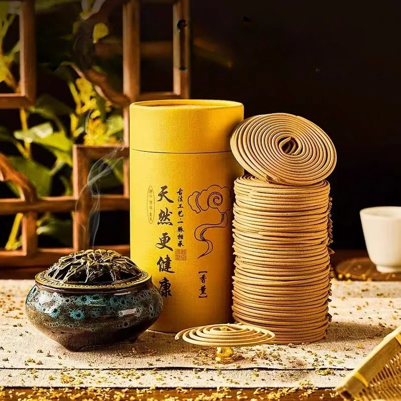 Y Natural 120 Discs 4 Hours Incense Coil Sandalwood Lavender Jasmine Indoor Household Scent Burning Meditation Air Purifying