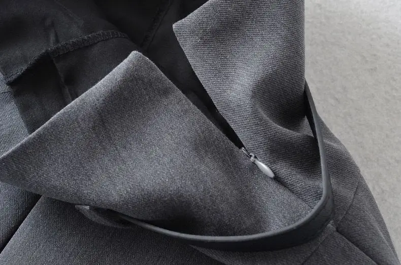 Grauer Faltenrock für Damen, 2026, neuer Frühling und Sommer, hohe Taille, A-Wort-Rock