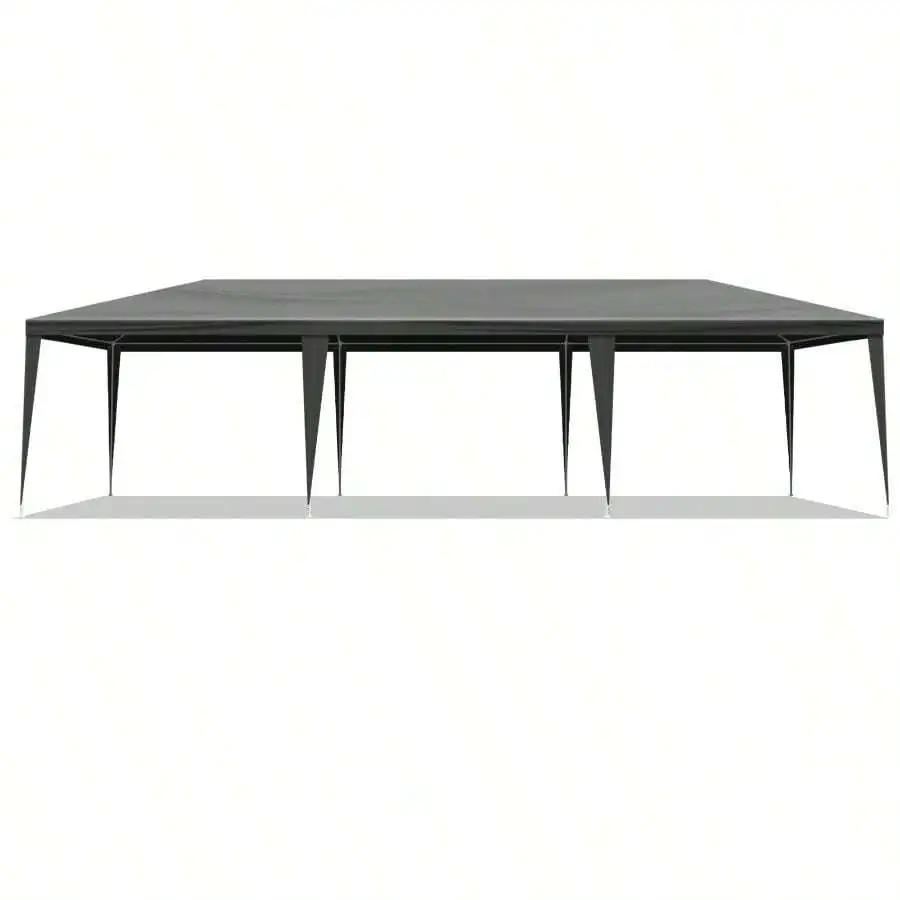 Same Code 52688135 10'x30' Outdoor Party Tent With 8 Removable Sidewalls, Waterproof Patio Wedding Gazebo Black