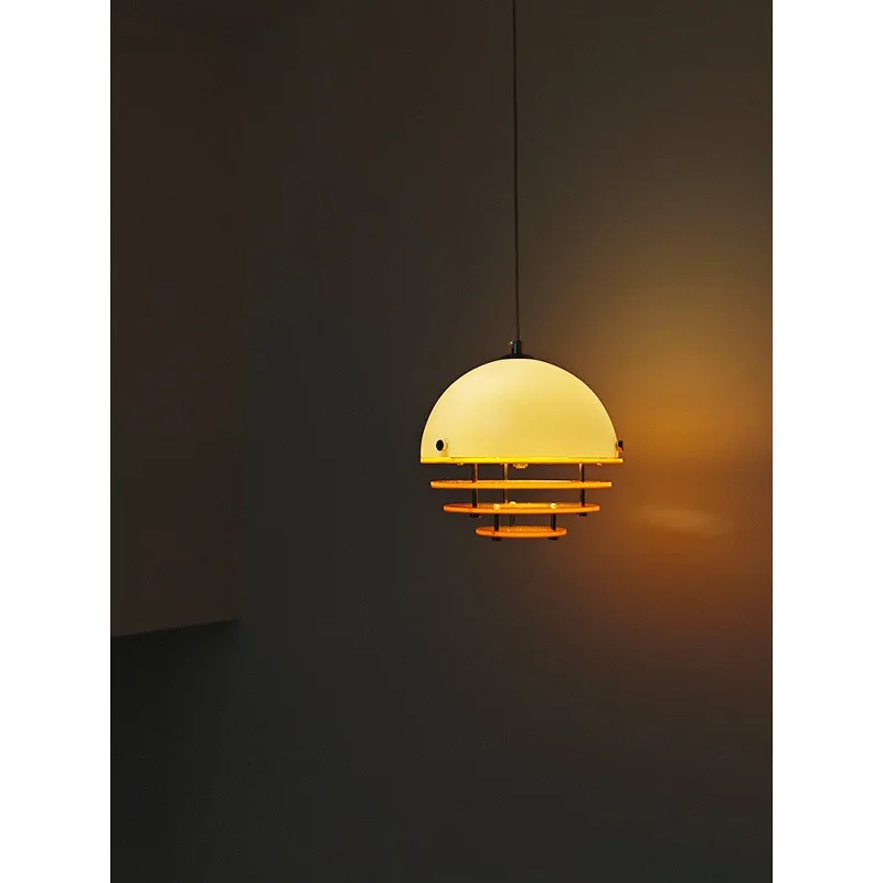 Creative Designer Ambient Lighting Sunset Bedroom Pendant Light Bedside Hanging Lamp for Dining Table Bar and Kitchen Islands