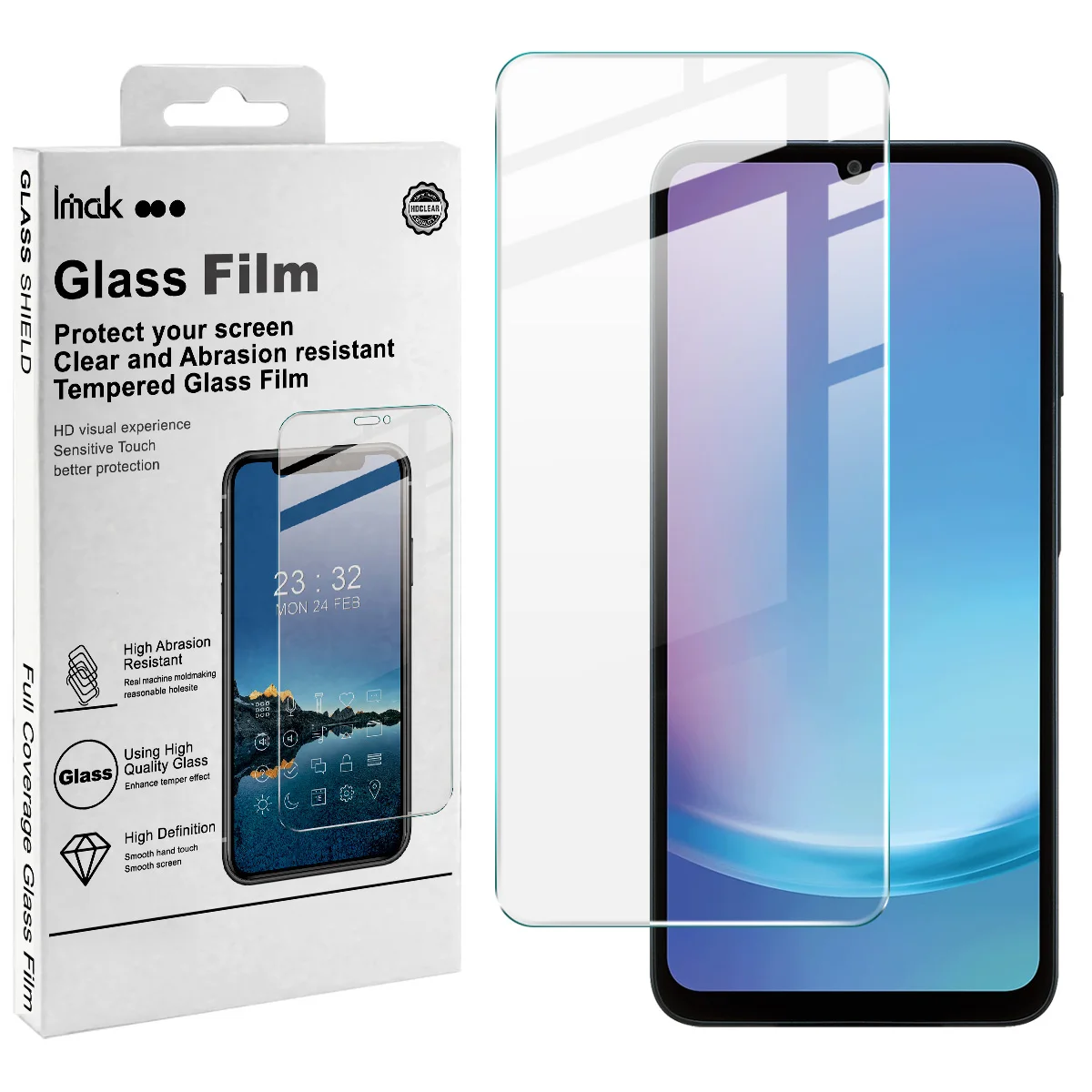 

For Samsung Galaxy A25 5G Tempered Glass Japan Version IMAK H Screen Protector Film