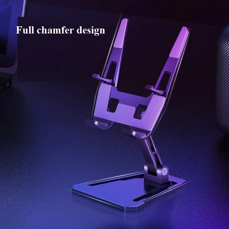 New Lazy Aluminum Alloy Live Desktop Folding FZ01 Tablet Mobile Phone Support Bracket Holder