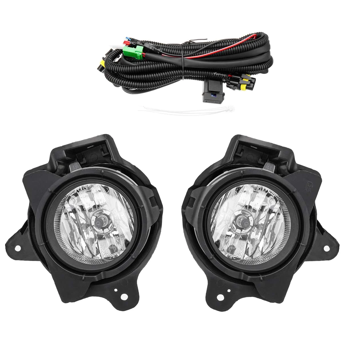 Car Fog Light Lamp Kit with Harness Relay Bulb Switch Styling for Toyota Hilux VIGO MK7 2012 2013 2014 2015 2016