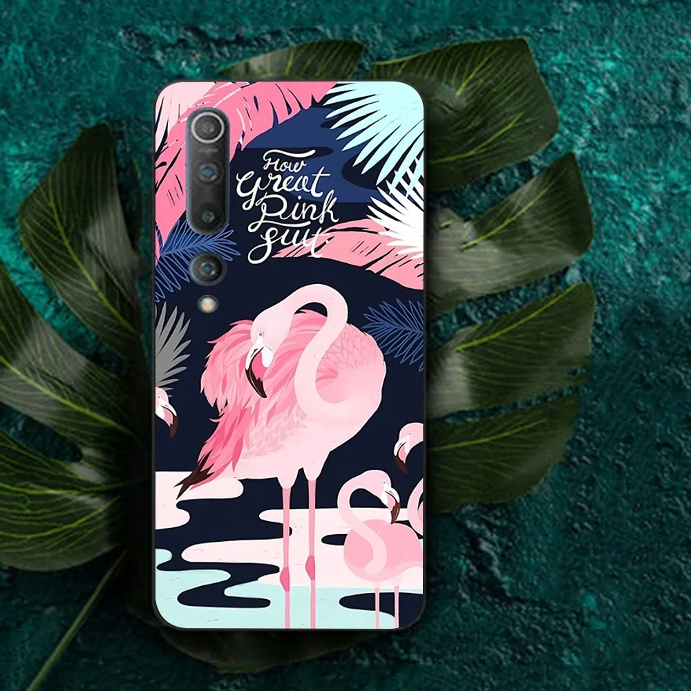 Fashion Flamingo Phone Case For Redmi Note 4 X 5 A 6 7 8 Pro T 9 Pro 9S 10 Pro 11 Pro 11S 11Epro PocoM3pro