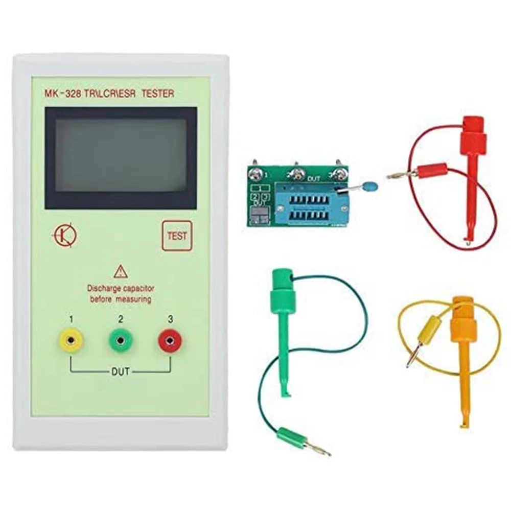 super-sale mk-328-transistor-tester-inductance-capacitance-resistance-electronic-meter-portable-transistor-tr-lcr-esr-meter